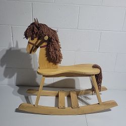Wood Rocking Horse 