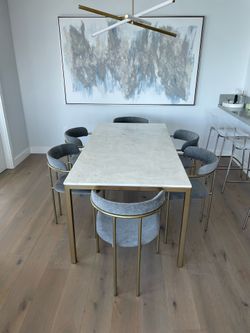 West Elm Lenox dining chairs