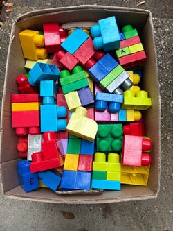 Box of Mega Blocks