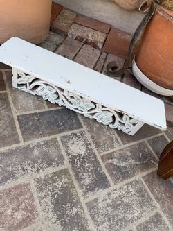 White Detailed Shelf