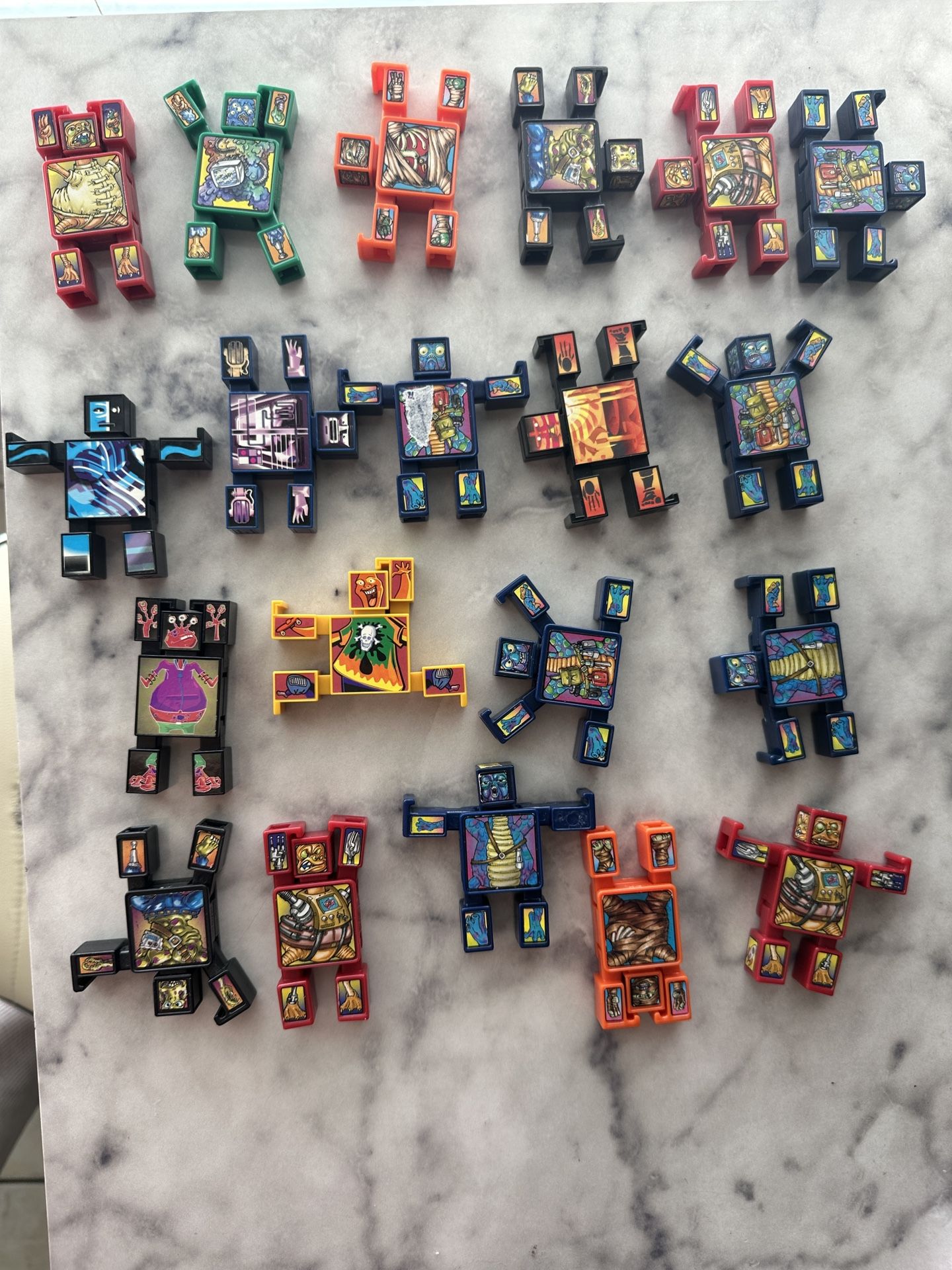 2003 Hasbro Nak Nak McDonald's Transformer Happy Meal Toys Lot of 20