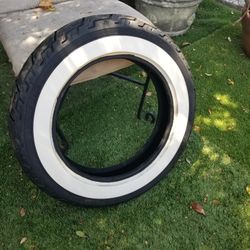 Harley Davidson Dunlop White Wall Tire 