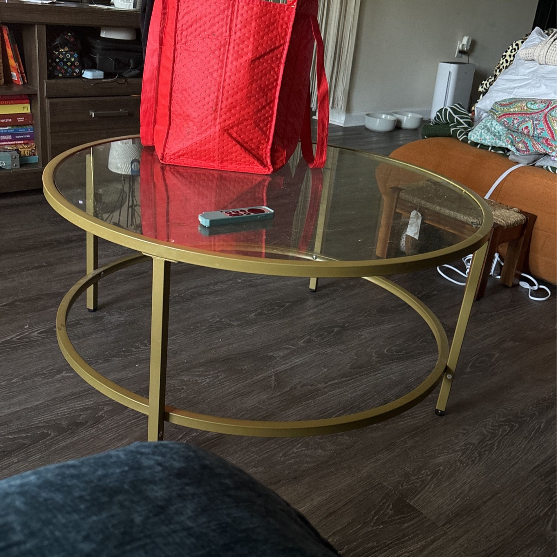 Gold Coffee Table 