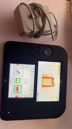 Nintendo 2ds crimson red with 4 games