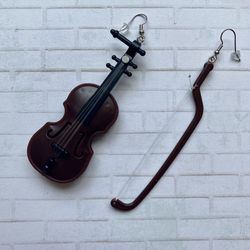 Violin/Bow Earring