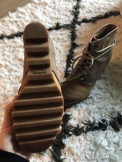 Sorel PDX Wedge Casual boot Womens Cafe 8.5 for Sale in Seattle WA OfferUp