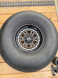 Tensor Ss paddles mounted on hostile rims