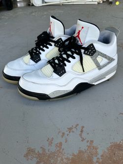 Air Jordan 4 Retro White Cement golf shoe size 13