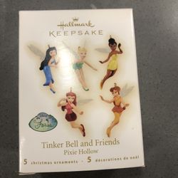 Hallmark Tinker Bell & Friends Tree Ornaments 