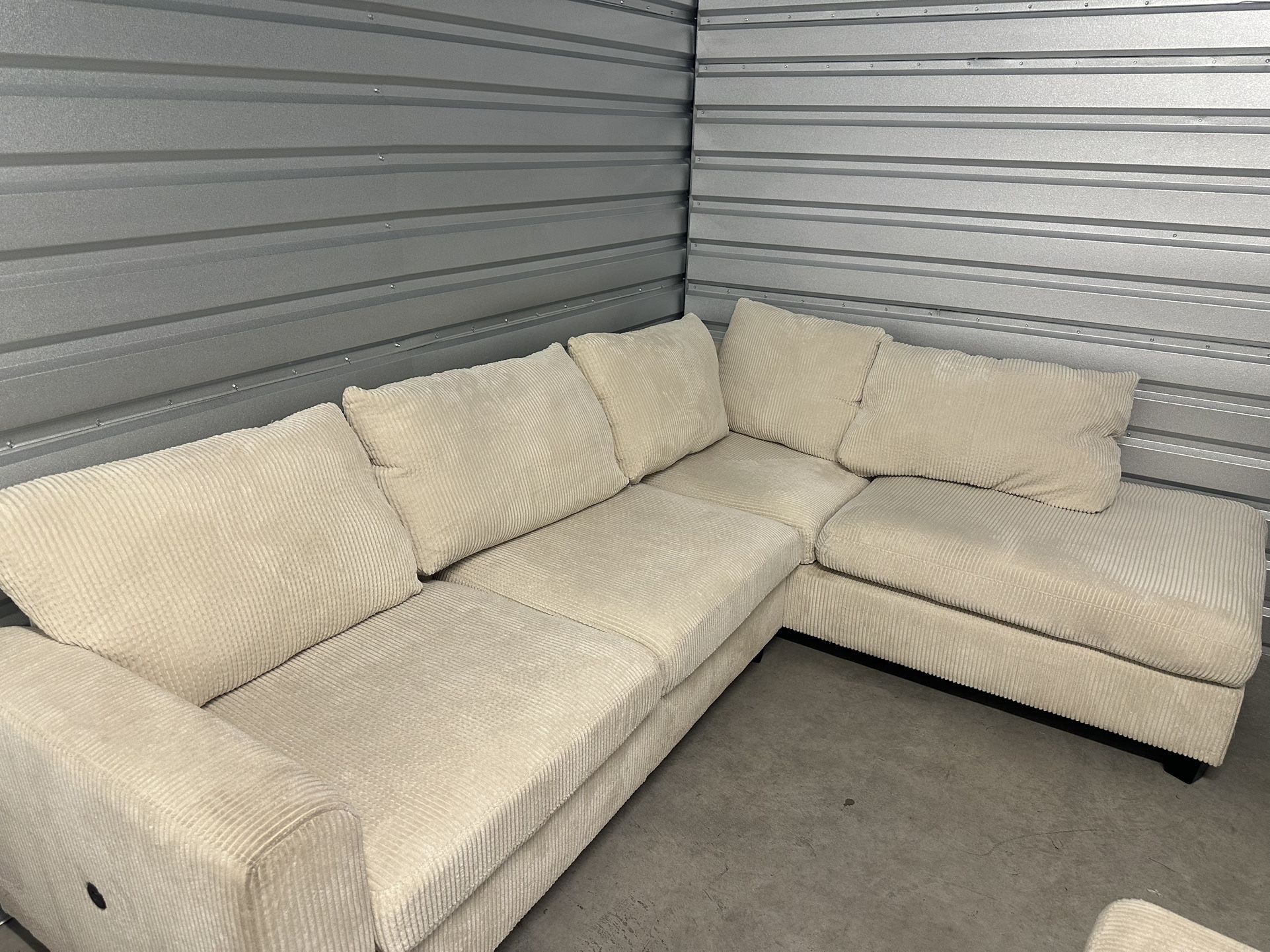 Beige Sectional Couch