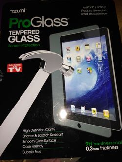 iPad tempered glass screen protector