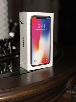 iPhone X, Space Gray(Black), 64GB, AT&T(Brand New/Sealed).
