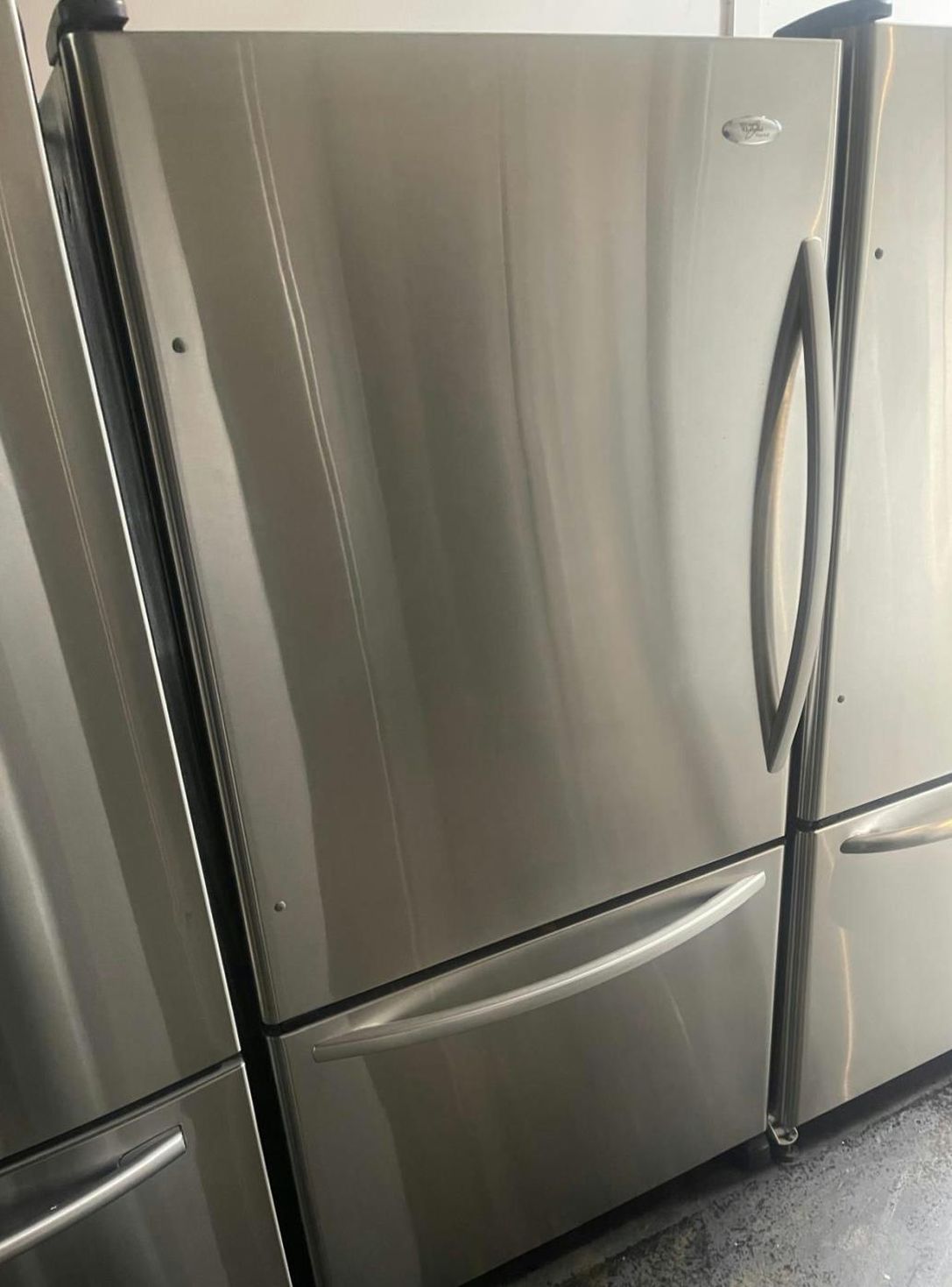 Whirlpool Bottom Freezer Stainless Steel Fridge, EnergyStar