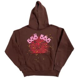 Spider Hoodie Brown Sp5der