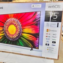 75 Lg Tv Smart 4k HDTV In Box 6 Month Warranty Free Delivery 