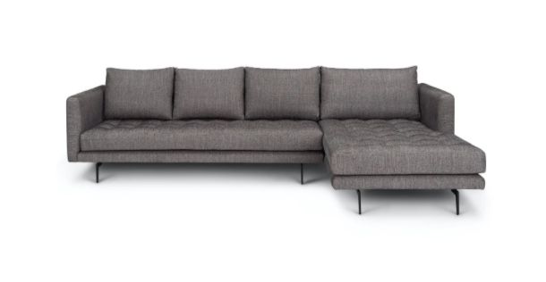 Article Grey Sectional Couch/Sofa
