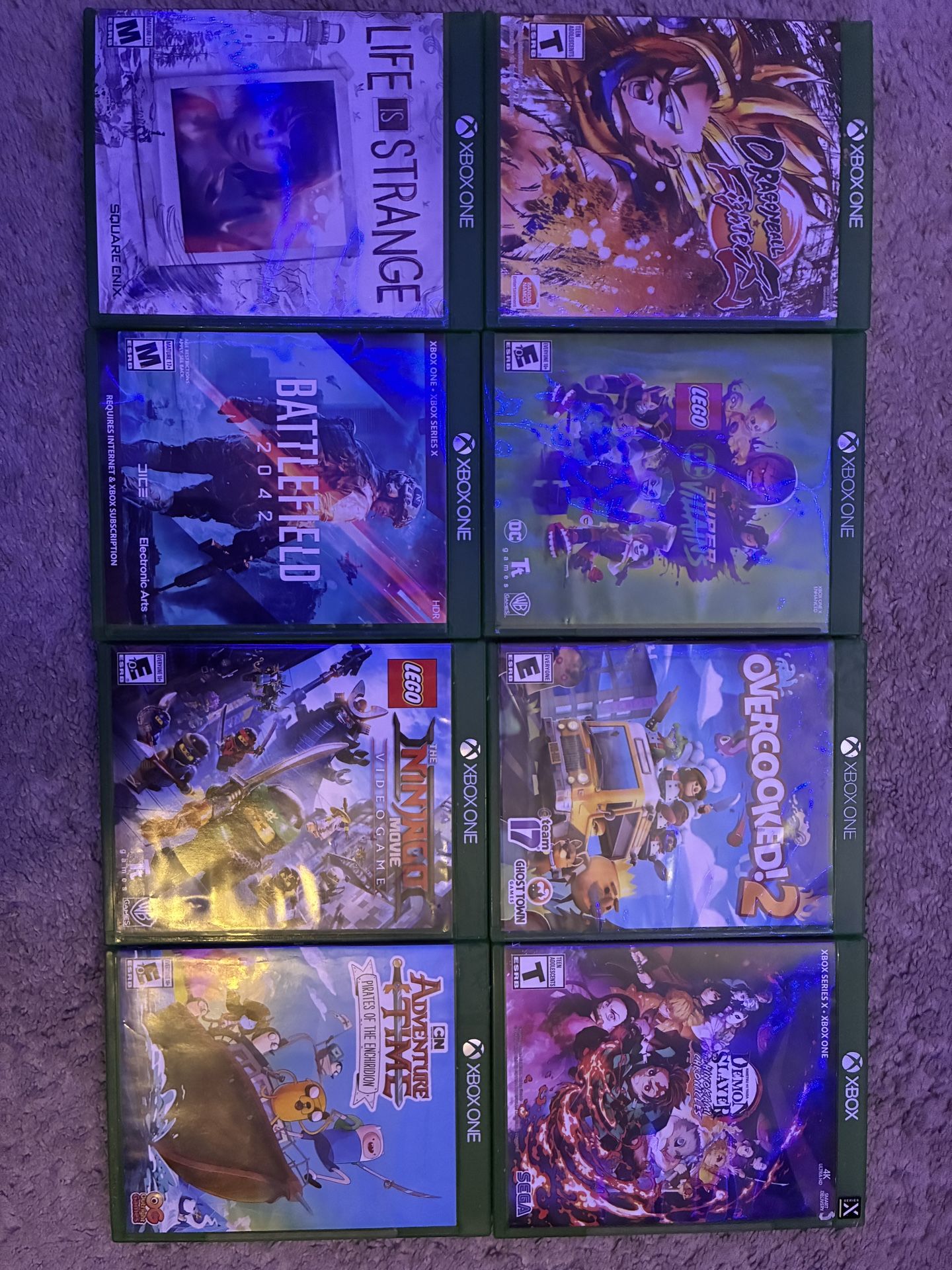 8 Used Xbox One Games