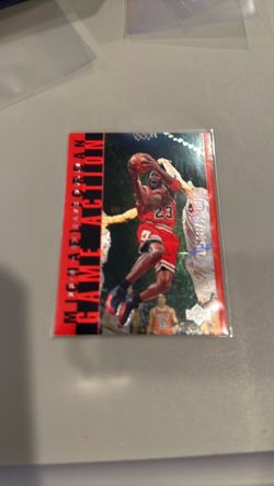 Upper Deck Michael Jordan Bulls 1998-99 Game Action #G8 Serial 0546 /2300