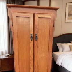 Ａmission-style wood cabinet 