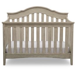 Delta Children Farmhouse 6-in-1 Convertible Crib - Textured Limestone