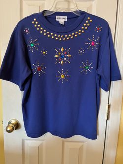 Beautiful Alfred Dunner women’s top size extra large 65% polyester 35% cotton