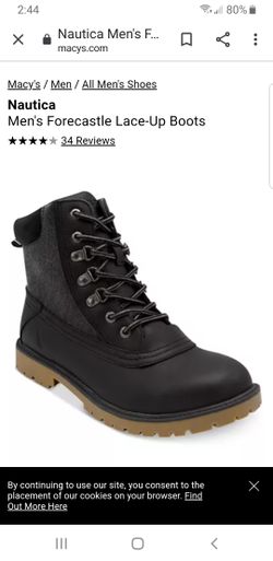 Nautica boots mens size 12