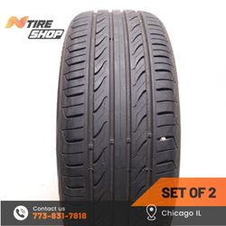 Set of 2 Used  8.5/32  205/50ZR17  93W  Sentury  UHP