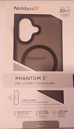 Nimbus iPhone 16 Black Case