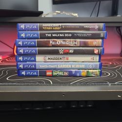 Variety Ps4 Games (10$ EACH)