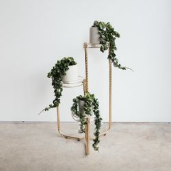 Brass Plant Stand - 3 Tiers 