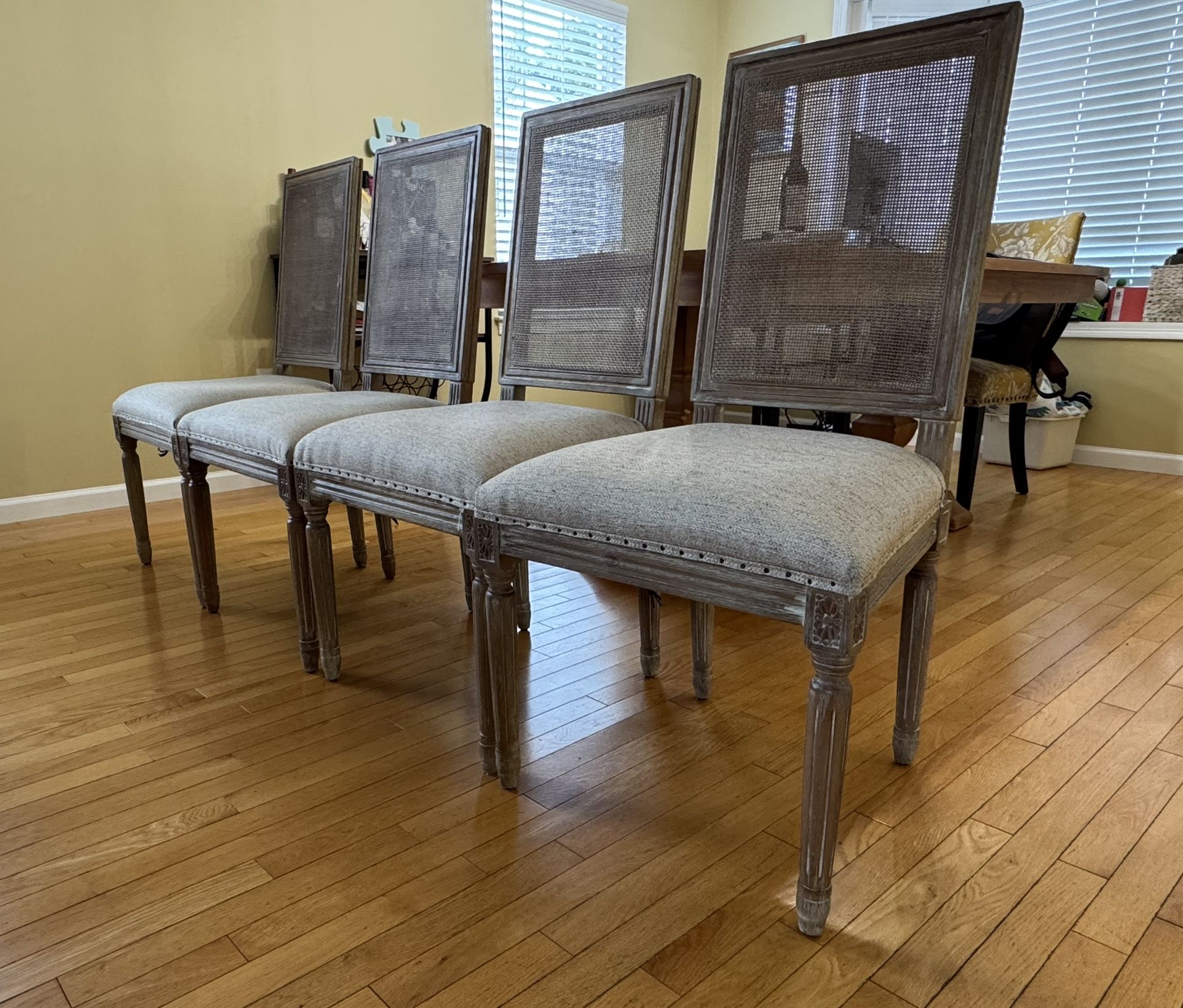 Four Wooden Chairs