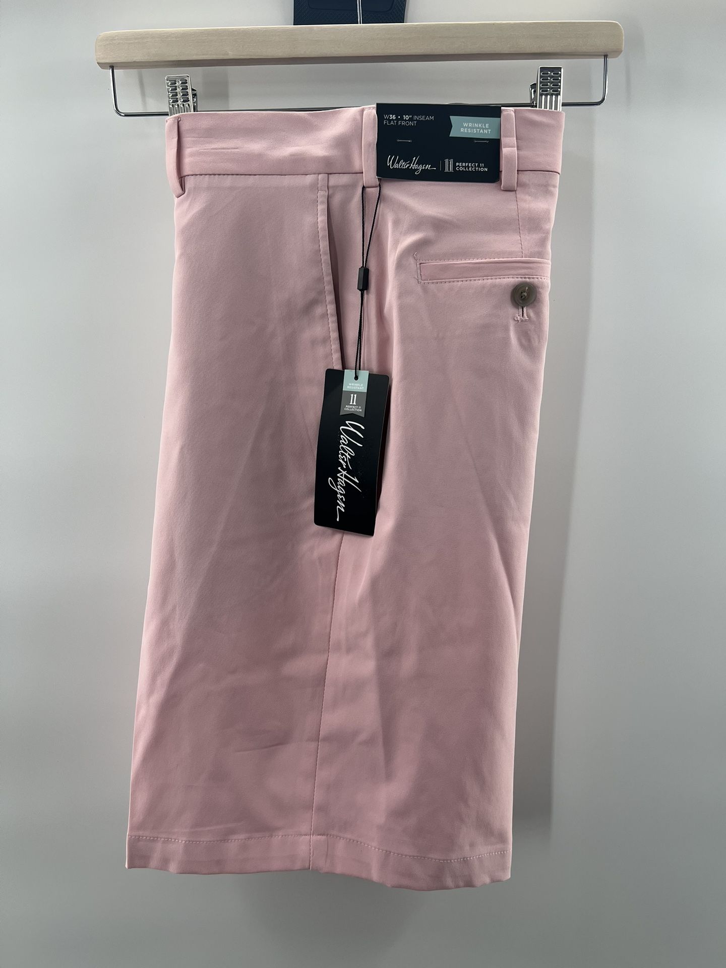 Walter Hagen Raspberry Cream Golf Shorts - Size 36