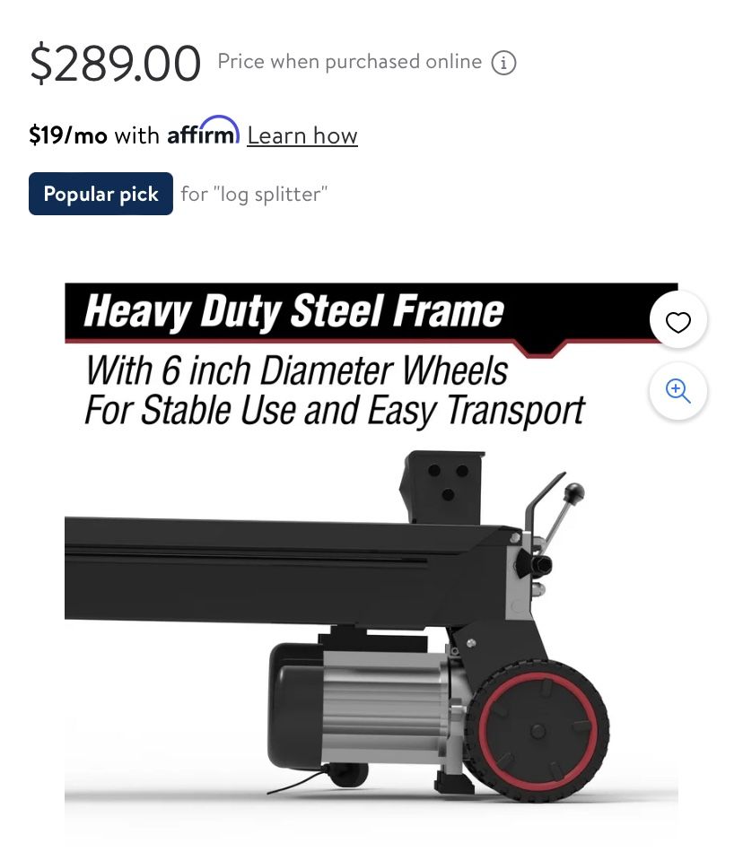 Hyper split 2024 log splitter