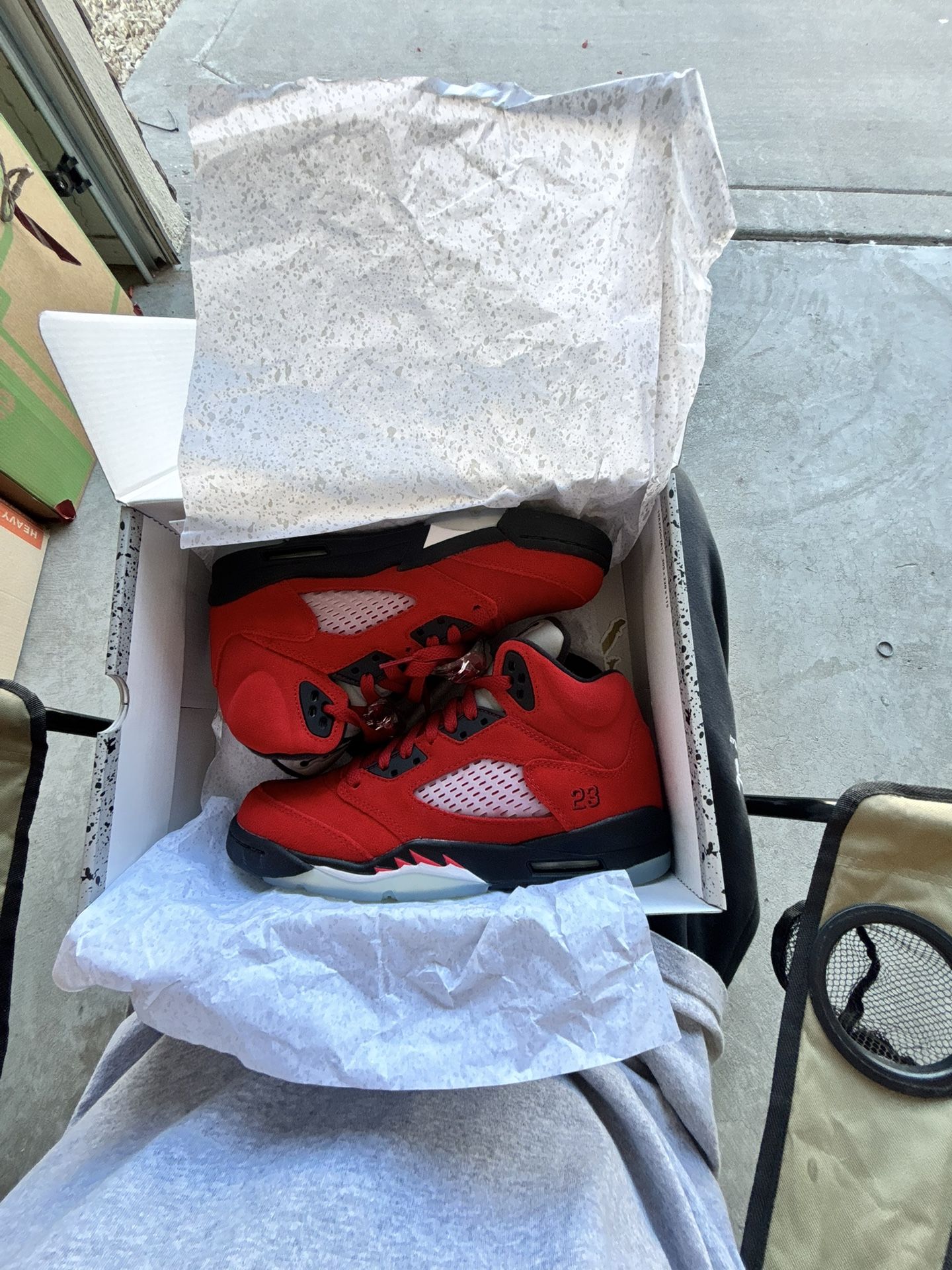 Jordan 5 Retro Raging Bull Color Way