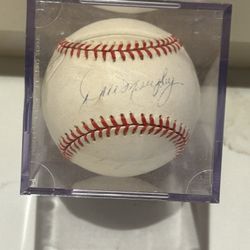Dale Murphy Signed Baseball 