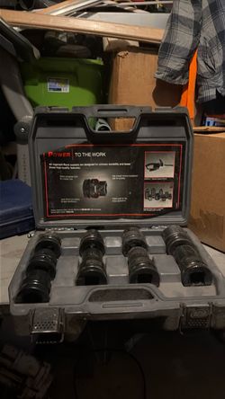 Ingersoll Rand 1” socket set.