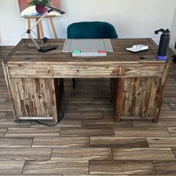 Living Spaces Solid Wood Desk