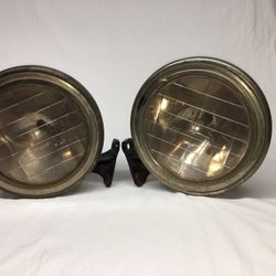 Antique Car Headlights. Liberty Lens 1914…Model "A" Car?