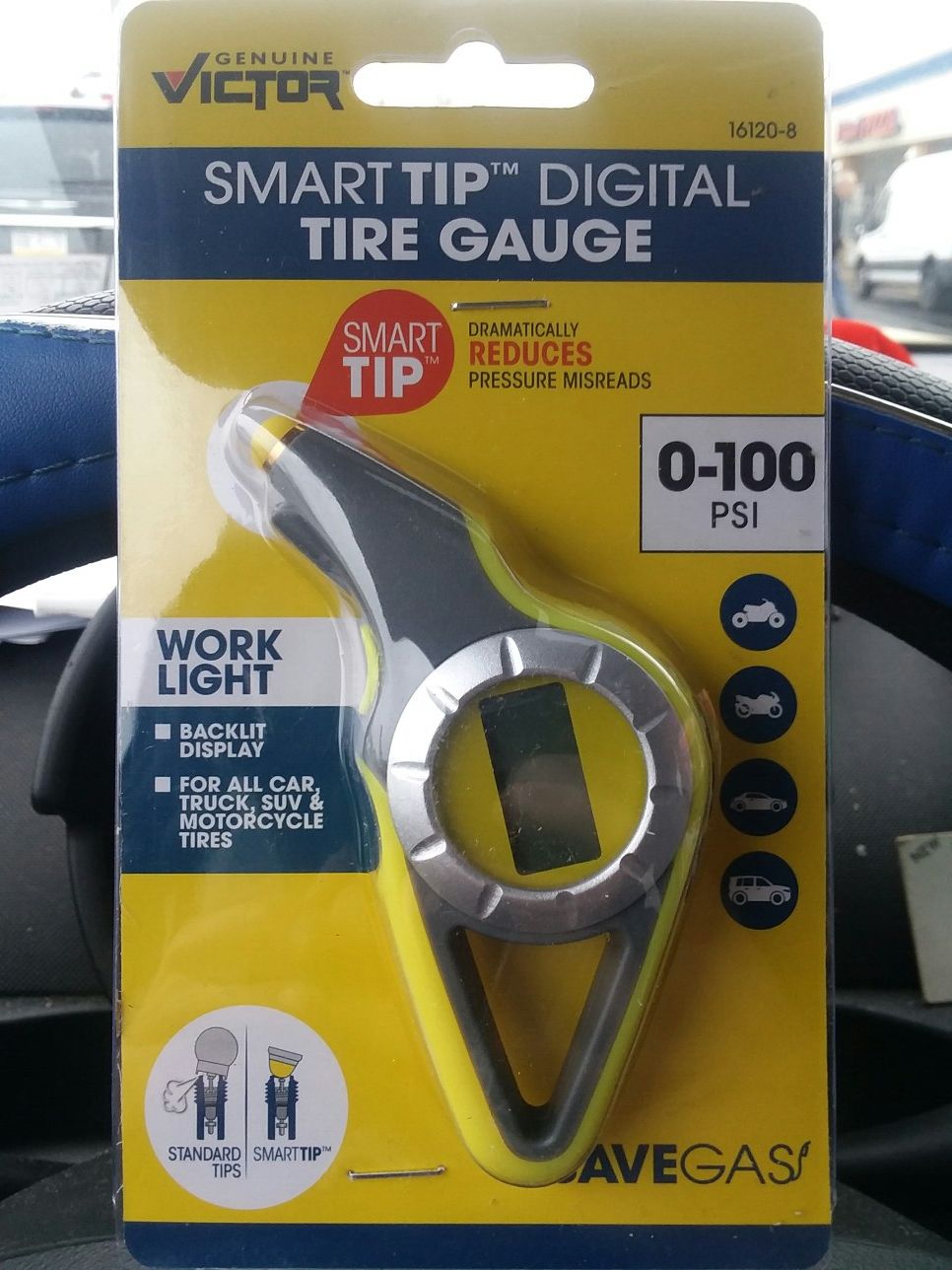 Brand new Victor "smart tip" digital tire gauge
