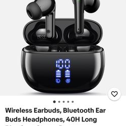 Wireless Earbuds, Bluetooth Ear Buds Headphones, 40H Long Playtime, Stereo De...