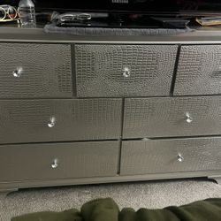 Alligator Patterned Dresser