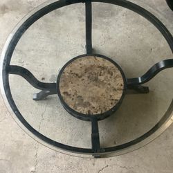 Round Glass Center Table 