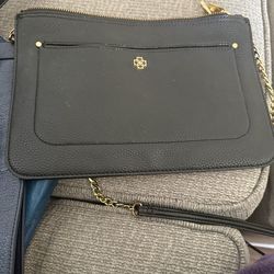 Black Leather Cross Body
