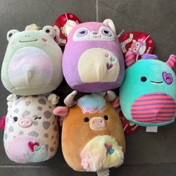 Valentines Squishmallow Lot