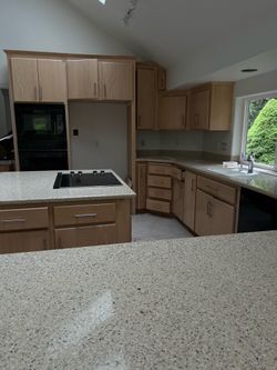 Free Kitchen cabinets and counter tops