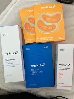 Authentic Medicube Skincare Set - PDRN Serum, Cleanser & Pore Pads (Brand New)