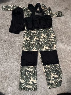 Kids Military Soldier Halloween Costume Set