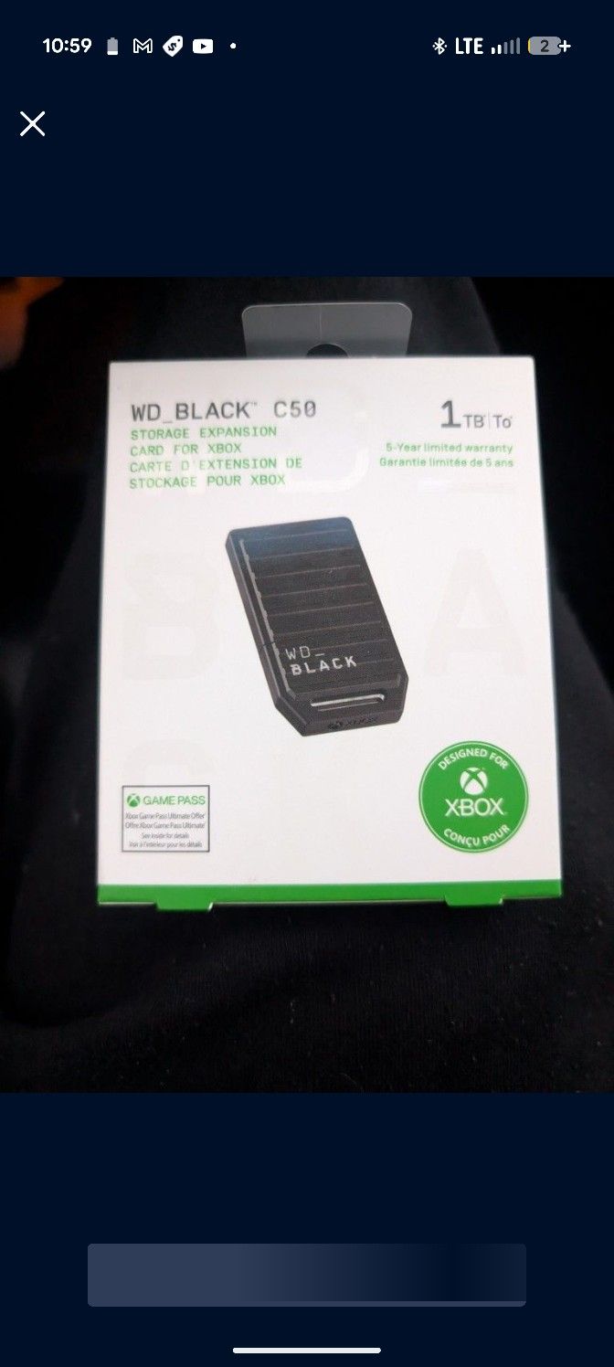 1tb SSD C50 Xbox Drive