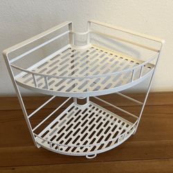 Small Metal Corner Shelf Organizer