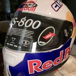 Cirus Helmets HS800 Red Bull motorcycle helmet XXL (Rare!)